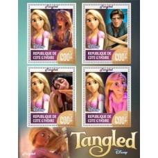 Stamps Cartoon Walt Disney Set 8 sheets
