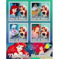Stamps Cartoon Walt Disney Set 8 sheets