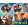Stamps Cartoon Walt Disney Set 8 sheets