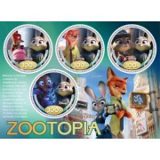 Stamps Cartoon Walt Disney Set 8 sheets