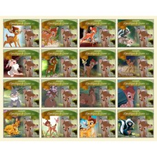 Stamps Cartoon Walt Disney Set 16 stamps