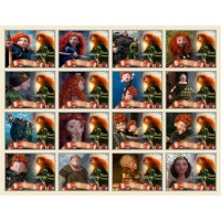 Stamps Cartoon Walt Disney Set 16 stamps
