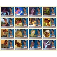 Stamps Cartoon Walt Disney Set 16 stamps