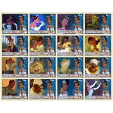 Stamps Cartoon Walt Disney Set 16 stamps