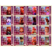 Stamps Cartoon Walt Disney Set 16 stamps