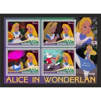 Stamps Cartoon Walt Disney Set 8 sheets