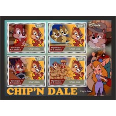 Stamps Cartoon Walt Disney Set 8 sheets