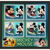 Stamps Cartoon Walt Disney Set 8 sheets