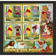 Stamps Cartoon Walt Disney Set 8 sheets