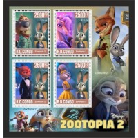 Stamps Cartoon Walt Disney Set 8 sheets Stamps Cartoon Walt Disney Set 8 sheets