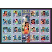 Stamps Cartoon Walt Disney Set 16 stamps