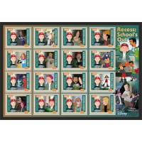 Stamps Cartoon Walt Disney Set 16 stamps