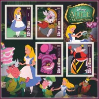 Stamps Cartoon Walt Disney Set 8 sheets Stamps Cartoon Walt Disney Set 8 sheets