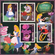 Stamps Cartoon Walt Disney Set 8 sheets Stamps Cartoon Walt Disney Set 8 sheets