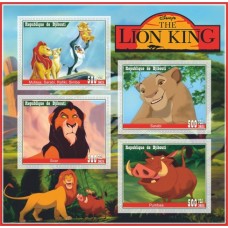 Stamps Cartoon Walt Disney Set 8 sheets