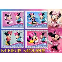 Stamps Cartoon Walt Disney Set 8 sheets