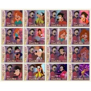 Stamps Cartoon Walt Disney Set 16 stamps