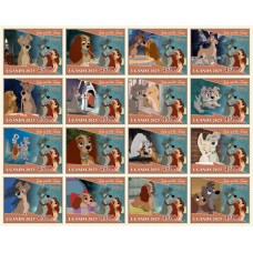 Stamps Cartoon Walt Disney Set 16 stamps