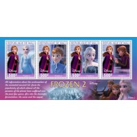 Stamps Cartoon Walt Disney Set 8 sheets