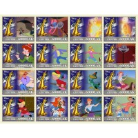 Stamps Cartoon Walt Disney Set 16 stamps