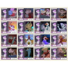 Stamps Cartoon Walt Disney Set 16 stamps
