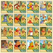 Stamps Cartoon Walt Disney Set 16 stamps