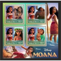 Stamps Cartoon Walt Disney Set 8 sheets
