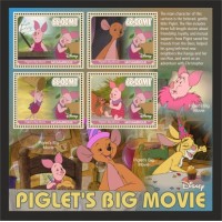 Stamps Cartoon Walt Disney Set 8 sheets