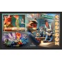 Stamps Cartoon Walt Disney Set 8 sheets
