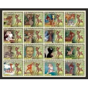 Stamps Cartoon Walt Disney Set 16 stamps