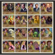 Stamps Cartoon Walt Disney Set 16 stamps