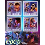 Stamps Cartoon Walt Disney Set 8 sheets
