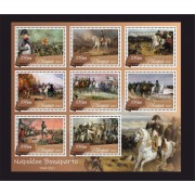 Stamps Napoleon Bonaparte Set 1 sheet