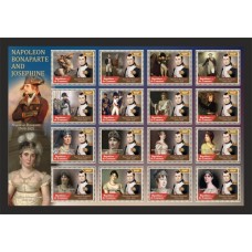 Stamps Napoleon Bonaparte Set 1 sheet