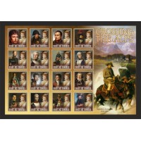 Stamps Napoleon Bonaparte Set 1 sheet
