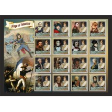 Stamps Napoleon Bonaparte Set 1 sheet