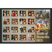 Stamps Napoleon Bonaparte Set 1 sheet
