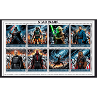 Stamps Cinema Star Wars Set 1 sheets