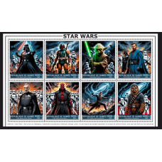 Stamps Cinema Star Wars Set 1 sheets
