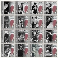 Stamps Table tennis  Set 16 stamps