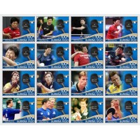 Stamps Table tennis  Set 16 stamps