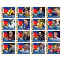 Stamps Table tennis  Set 16 stamps
