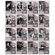 Stamps Table tennis  Set 16 stamps