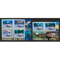 Stamps Fauna Sea Turtles Set 2 sheets