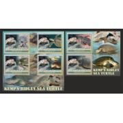 Stamps Fauna Sea Turtles Set 2 sheets