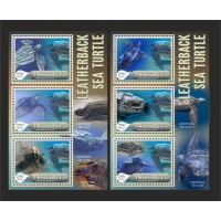 Stamps Fauna Sea Turtles Set 2 sheets