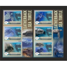Stamps Fauna Sea Turtles Set 2 sheets