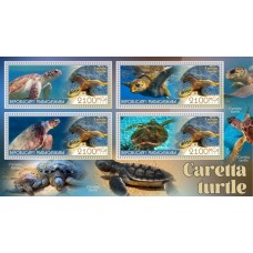 Stamps Fauna Sea Turtles Set 2 sheets