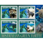 Stamps Fauna Sea Turtles Set 2 sheets