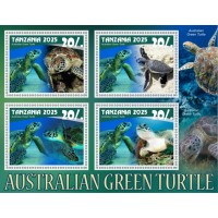 Stamps Fauna Sea Turtles Set 2 sheets
